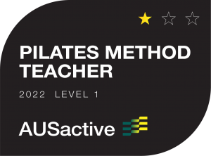 AUSactive badge Pilates Method Teacer Level 1
