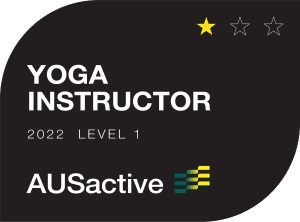 AUSactive badge Yoga Instructor Level 1