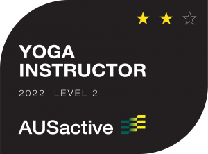AUSactive badge Yoga Instructor Level 2